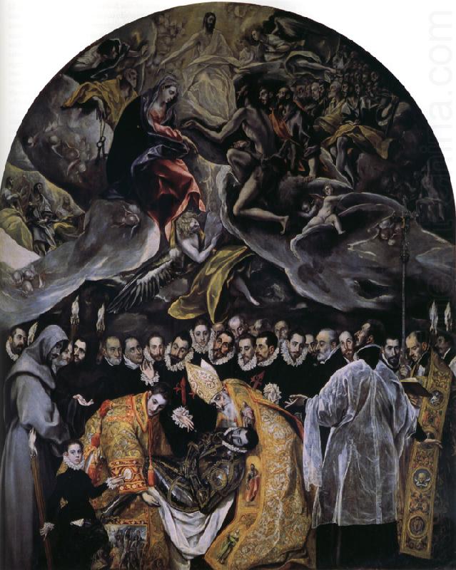 Burial of the Cout of Orgaz, El Greco